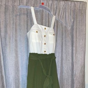 Francescas button front jumpsuit